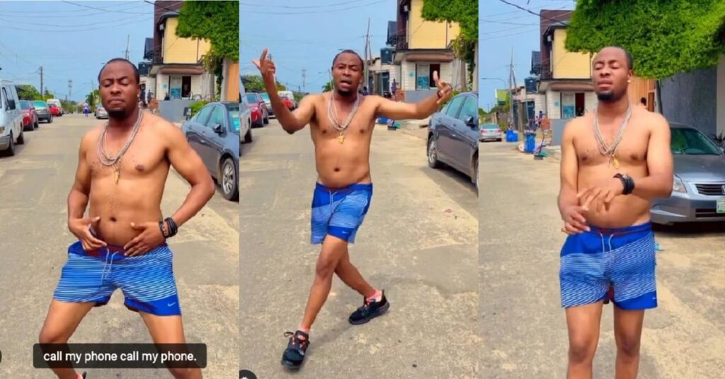 Reactions As Actor, Lege Miami Shares Shirtless Moments Showing Off His Dancing Skills