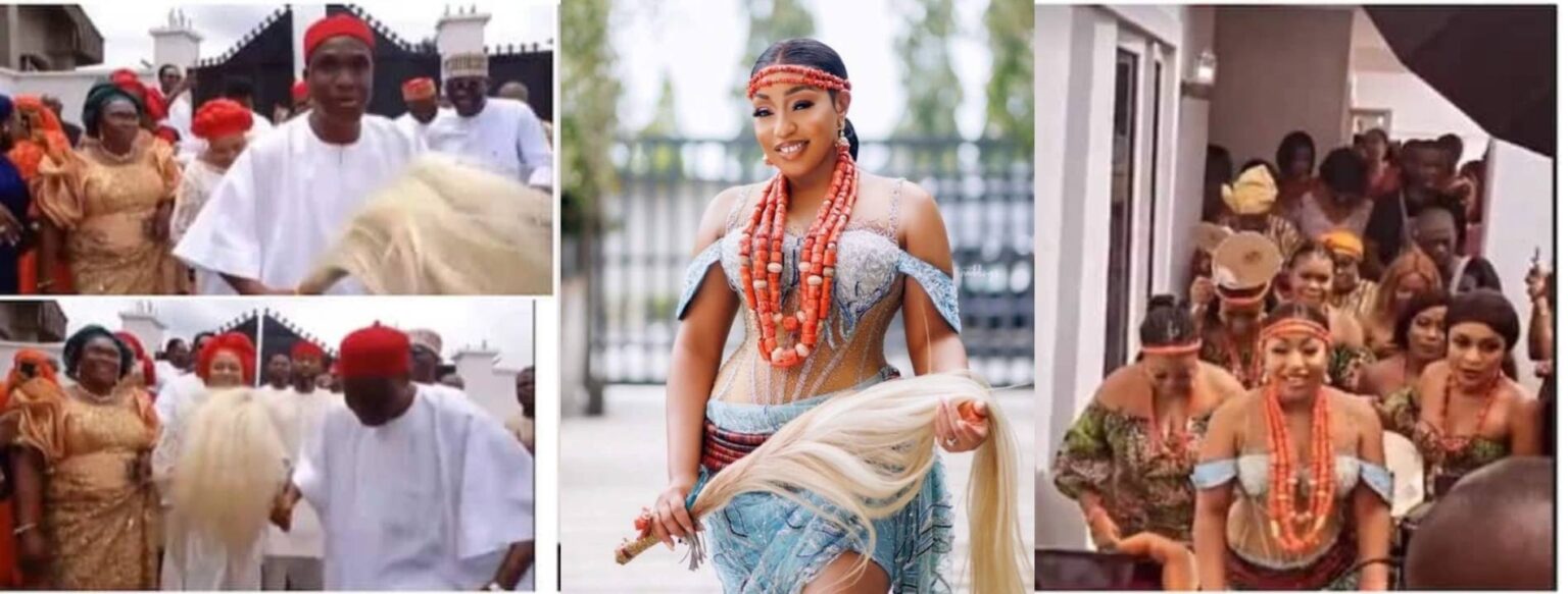 Check Out Photos Of Nollywood Actress, Rita Dominic As She Gets Married To Her Fiance In Imo State