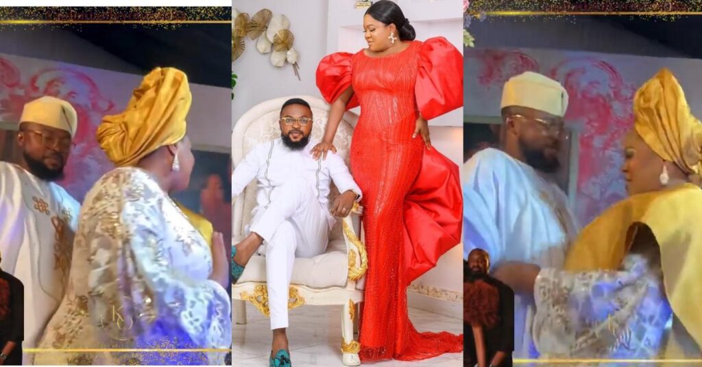 "What are You People Doing oo, Abeg Update us” – Fans Questioned Toyin Abraham and Kolawole Ajeyemi New R0mantic Video, As they Both Dressed In a Beautiful Traditional Outfit (Video)