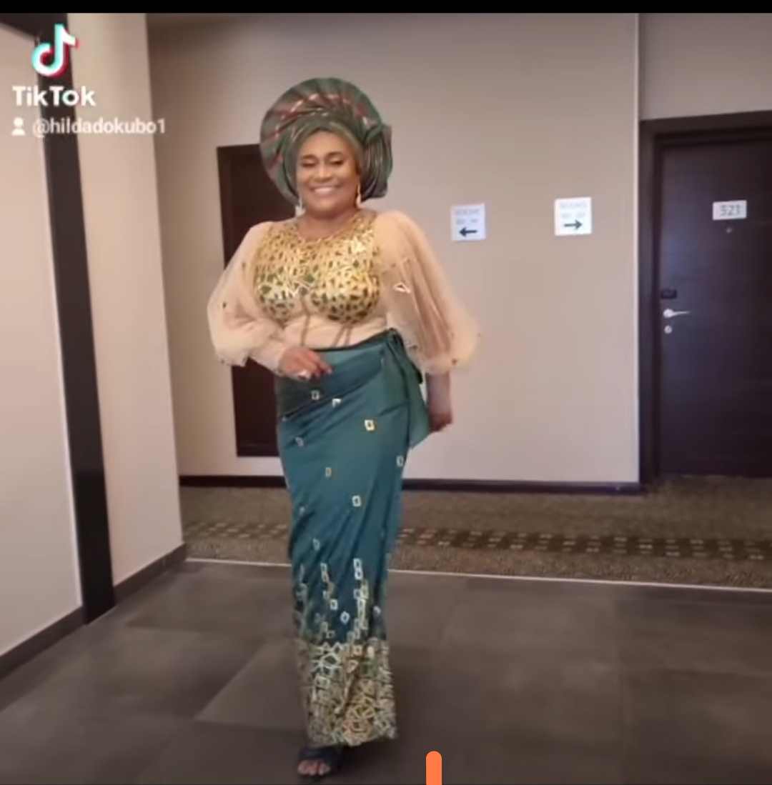 More stunning Asoebi styles from celebrities at Rita Dominic’s traditional marriage