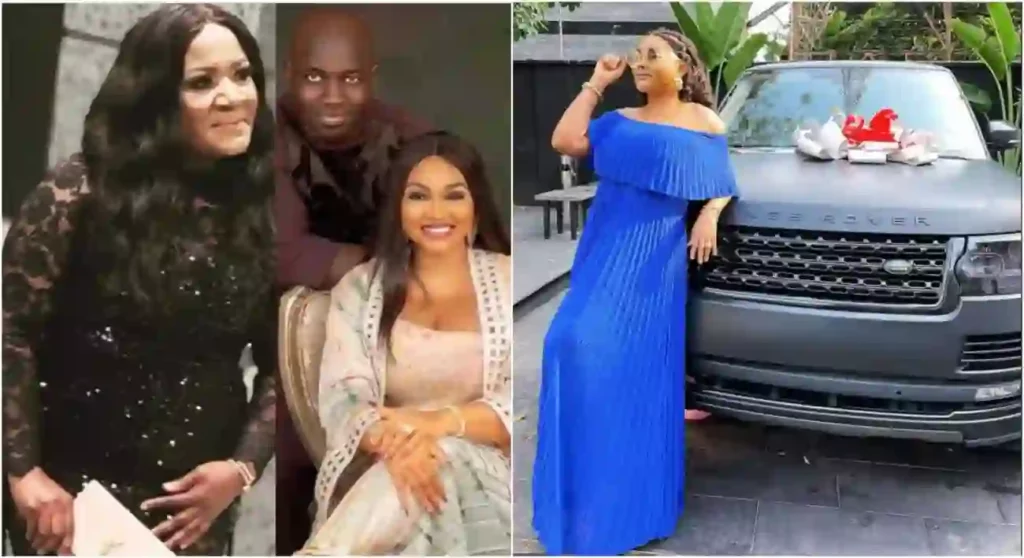 Actress Mercy Aigbe allegedly packs out of her husband’s house and exposed for lying about a car gift from brand