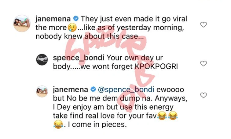 ‘Adulterous twerker, how useful are you to your impotent husband,’ Actress Tonto Dikeh rips Jane Mena to pieces after a subtle shade