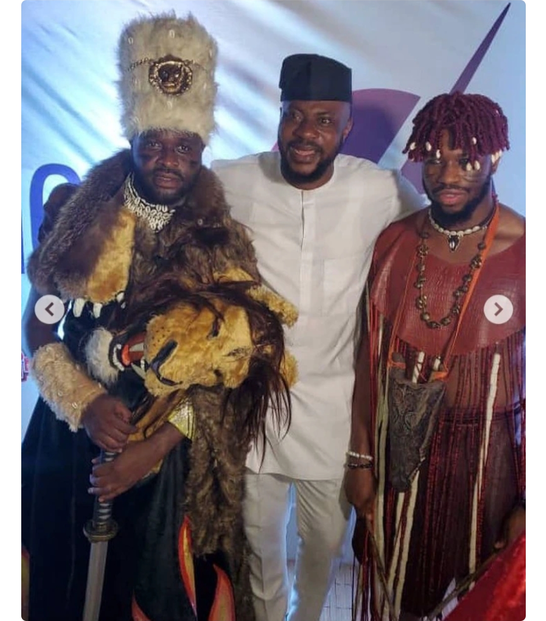 Check Out How These 15 Actors and Actress Beat Femi Adebayo Costume at his Movie's Premier