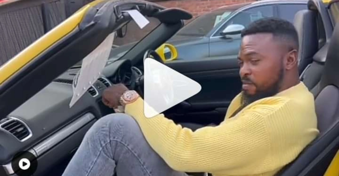 “Daddy dey Hot Abeg” – Fans Celebrates With Actor Kolawole Ajeyemi As He Show Off A Another New Ride (Video)