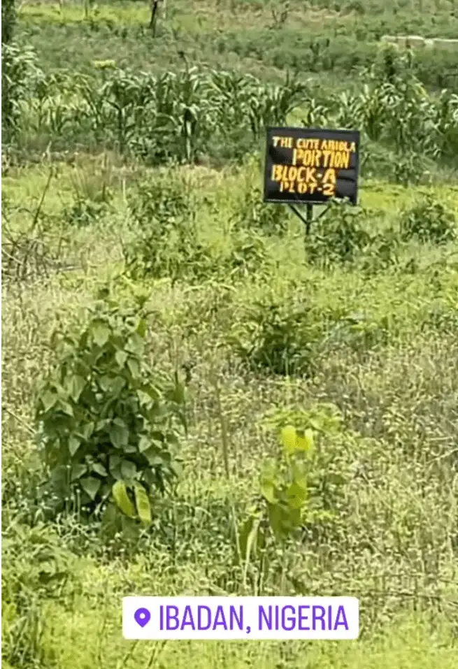 Celebrities and fans Congratulate Comedian, Cute Abiola Shows Off Multi-million Naira Land He Acquired (Photos)