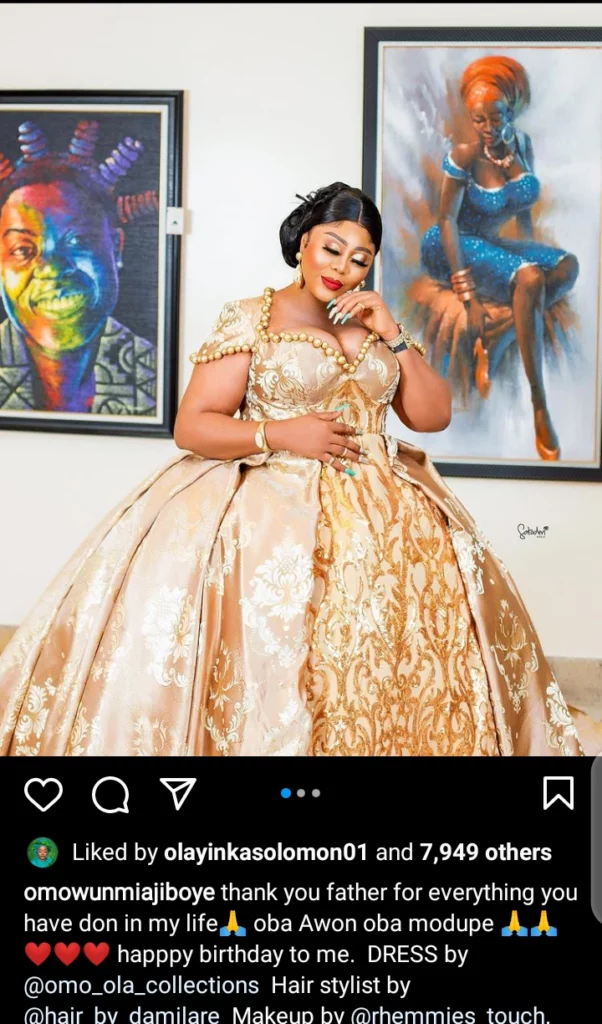 ‘Pls pray for me ” – Segun Ogungbe second wife Omowunmi Ajiboye says as she Celebrate her birthday today (photos)