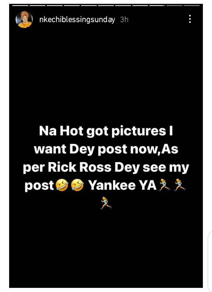 “I am going to explode” Nkechi Blessing ecstatic as American rapper Rick Ross shows love to her