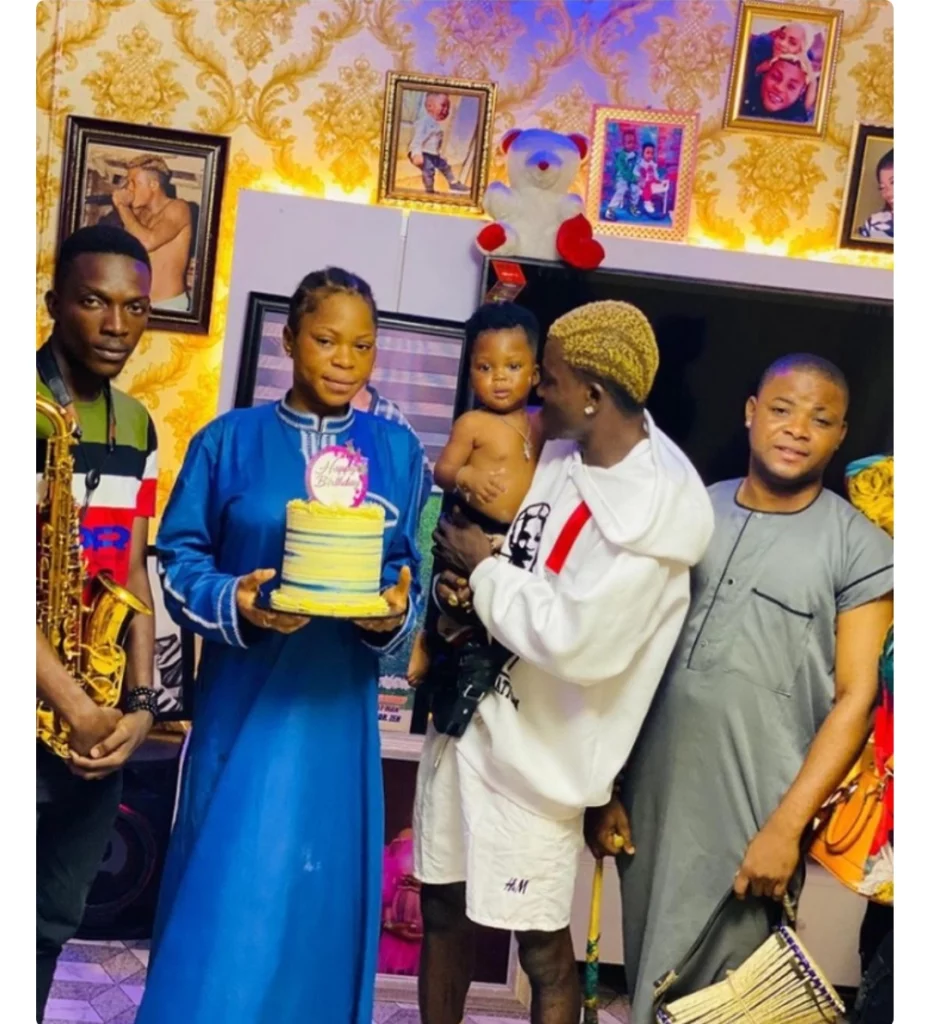 Nigerian Fast-rising Singer, Portable Celebrates His Wife's Birthday (Photos)