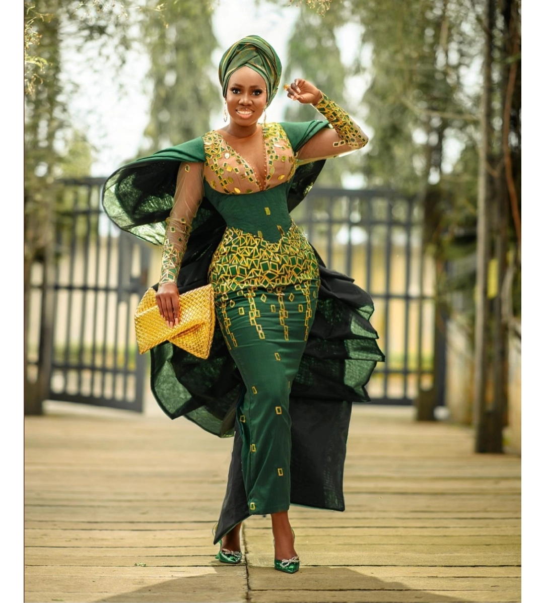 More stunning Asoebi styles from celebrities at Rita Dominic’s traditional marriage