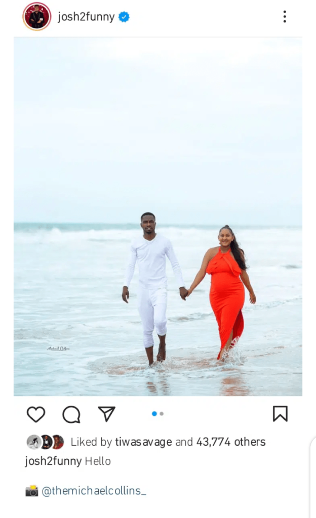 Comedian Josh2funny and wife expecting their first child