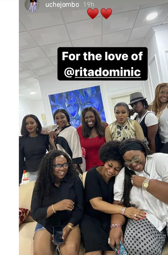 Delay is Not Denial, Congratulations Our Screen Diva” – Actress Ini Edo, Uche Jombo, Kate Henshaw and others storm Imo State for Rita Dominic’s wedding (Video)