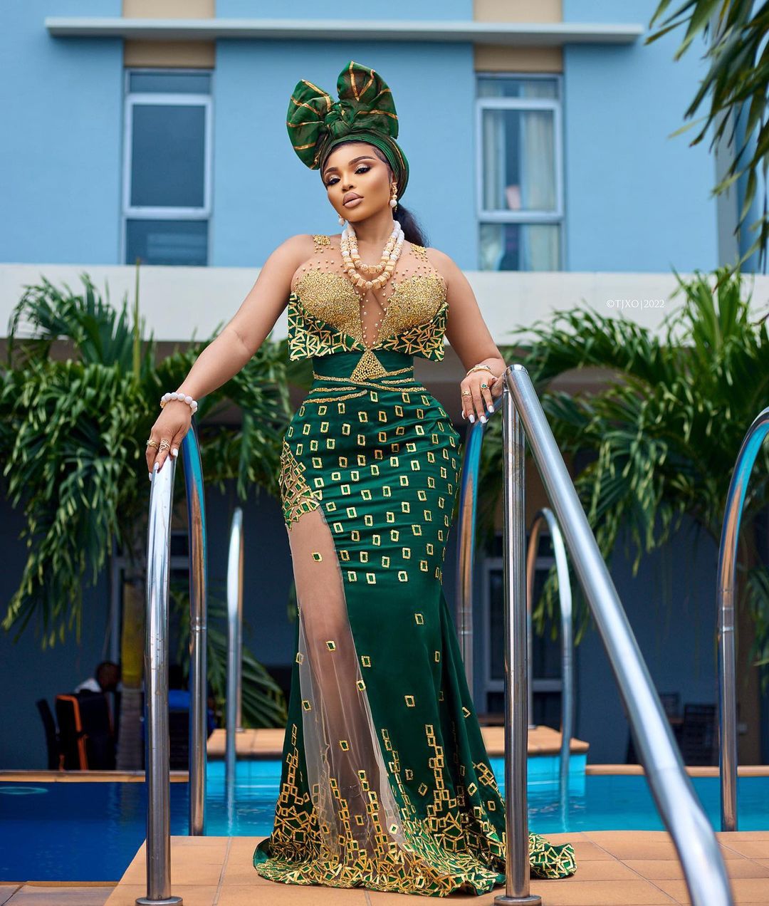 More stunning Asoebi styles from celebrities at Rita Dominic’s traditional marriage