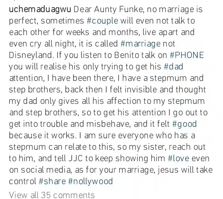 Uche Maduagwu advises JJc Skillz and Funke Akindele