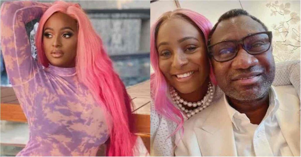 Femi Otedola Pleads With His Daughter, DJ Cuppy To Face Her Studies And Pass In Flying Colours(Read Full Chat)