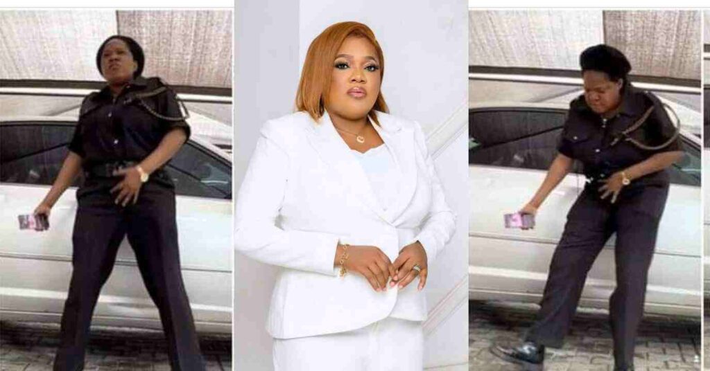 "O ti High" Reactions as actress Toyin Abraham shows off ‘Micheal Jackson’ move in hilarious video