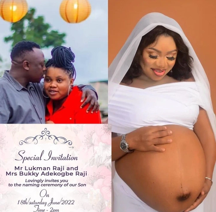 Couple Actor, Lukman Raji and Aminatu Papapa celebrate their son’s birth