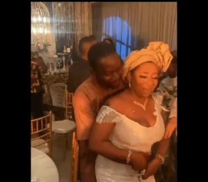 "Ha This is too Much" -Moment Actress Mide Martins Jealously Chase Away Regina Chukwu Dancing Romantically With Her husband (Video)