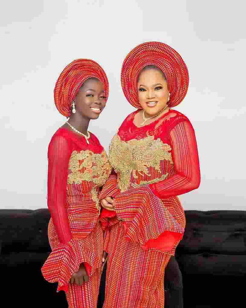 My First Fruit, My Model Daughter – Nollywood Actress, Toyin Abraham Gushes Over Her Step-Daughter (Photo)