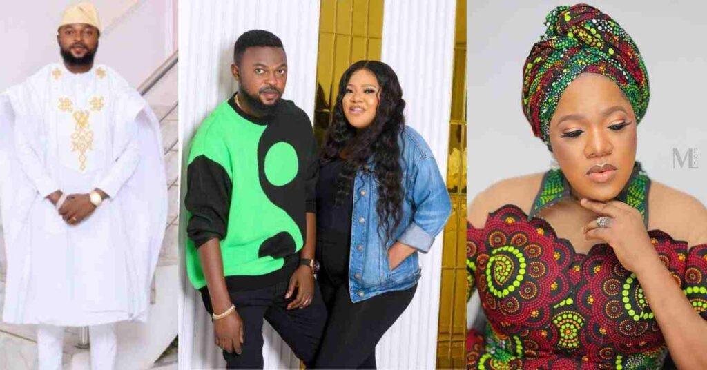 ‘I’ve been managing in this marriage, Toyin doesn’t sleep at home ‘ – Kola Adeyemi allegedly soon to end his marriage to Toyin Abraham