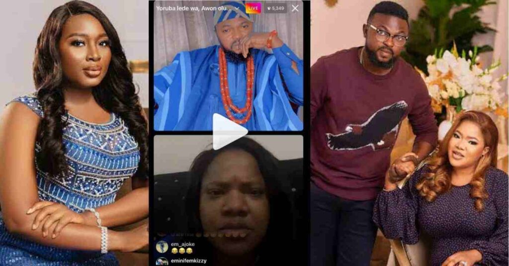 “Haha That’s Not Good Enough, That’s bully” – Actress Mo Bimpe and others Drag Kolawole Ajeyemi over what he did to wife, Toyin Abraham (Video)