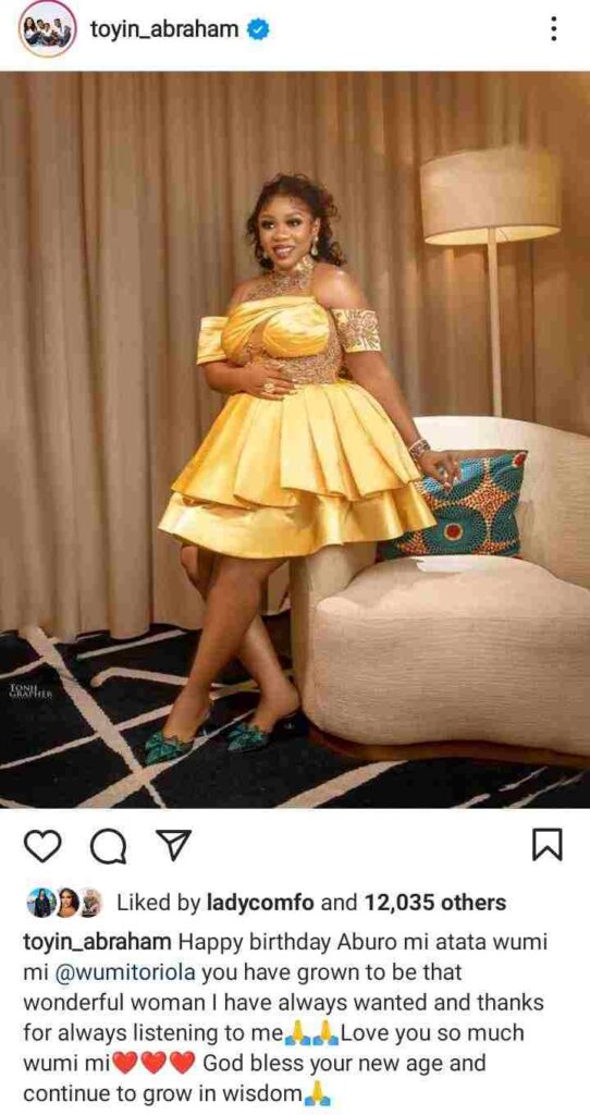 You have become the woman I want, I love you so much – Toyin Abraham pens a beautiful birthday message to Wumi Toriola