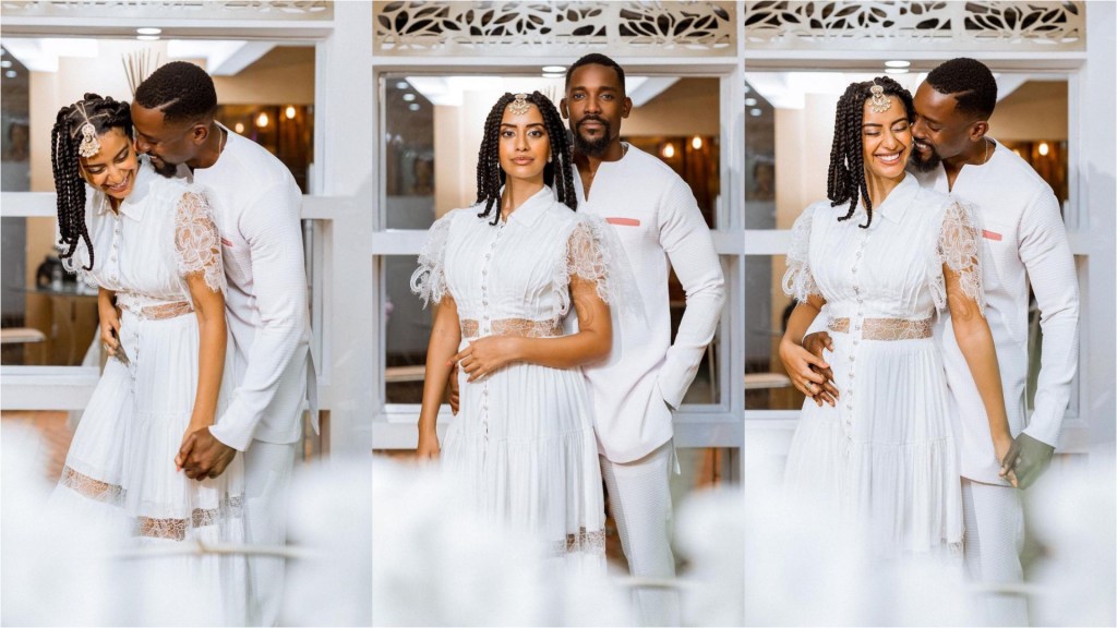 Nollywood Actor Mawuli Gavor shock his fans as he unveils his bride in pre-wedding photos