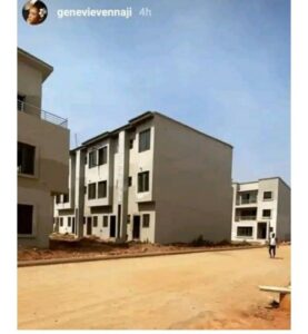 “Congrats Billionaire Actress” – Reactions As Actress Genevieve Nnaji Complete His Multi Billion Naira Housing Estate in Abuja