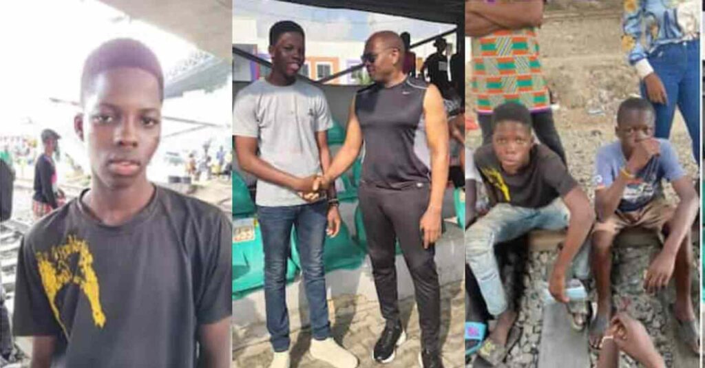 Transformation Photo of Boy Who Used to As Work as Bus Conductor Stun Fans, He Meets Billionaire Tony Elumelu