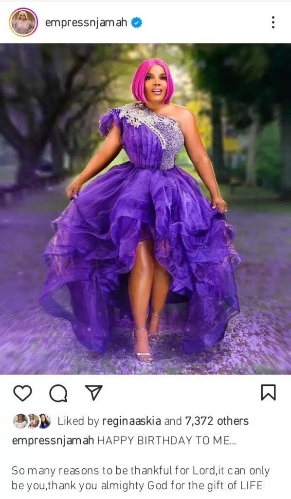 Actress Empress Njamah display royalty and grace in new photos as she marks 42nd birthday