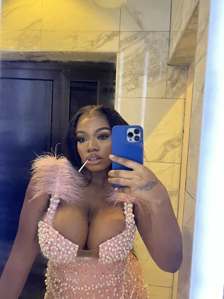 "This Your Front Fit Make Person Leave His Wife" Fans React To Sultry pictures Of Angel Smith