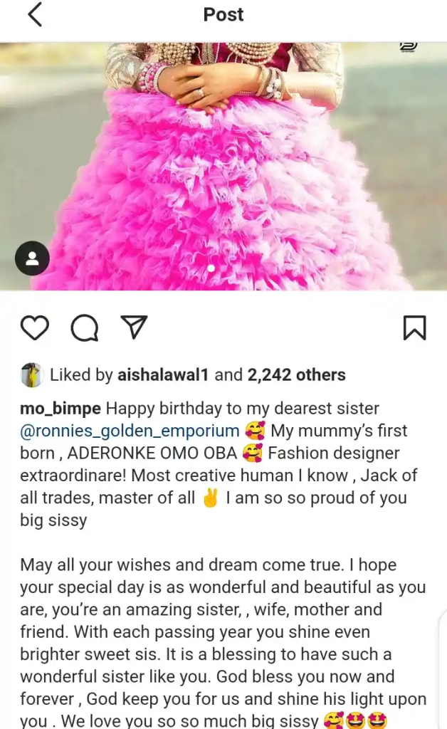 Yoruba Actress, Adebimpe Adedimeji Celebrates her sister’s birthday in style (Photos)