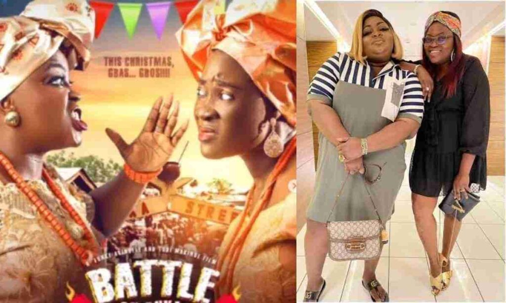 Actress Eniola Badmus puts political differences with Funke Akindele aside, promote her new movie