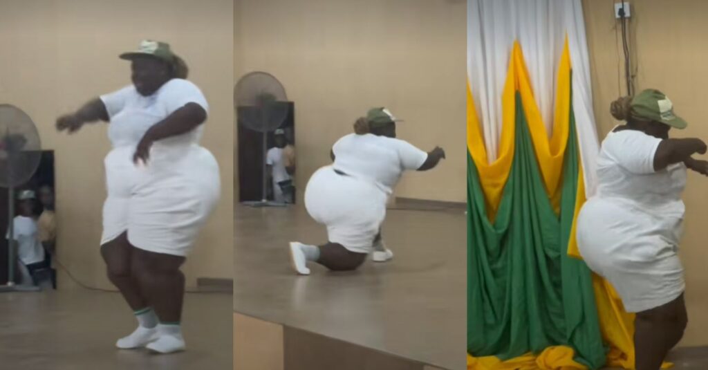 Oversized, Bold and Beautiful” Corps Member Dances in Video, Making Everyone Scream at Orientation Camp (Video)