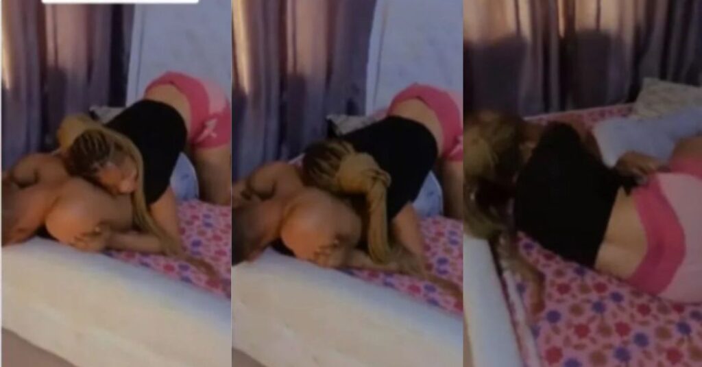 "Ha, This One Weak My Bones" – Watch The Video of lady’s Reactions After Caugthing Her Sister and Husband On Bed Hits Internet (Watch)