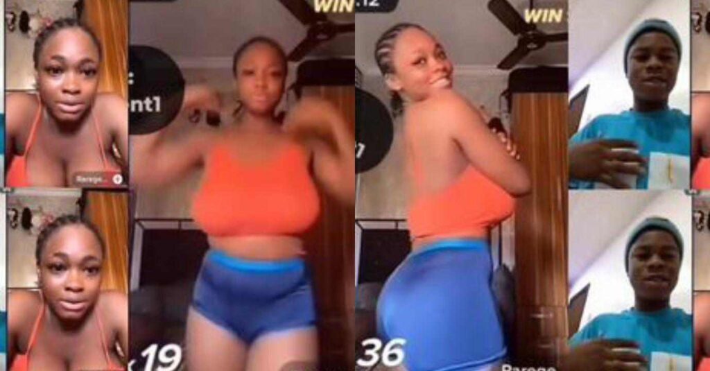 "Can She Actually Make Heaven" – Beautiful Lady Stir Reaction As She Reveal Her Full Unclad Body On Live Video (Video)