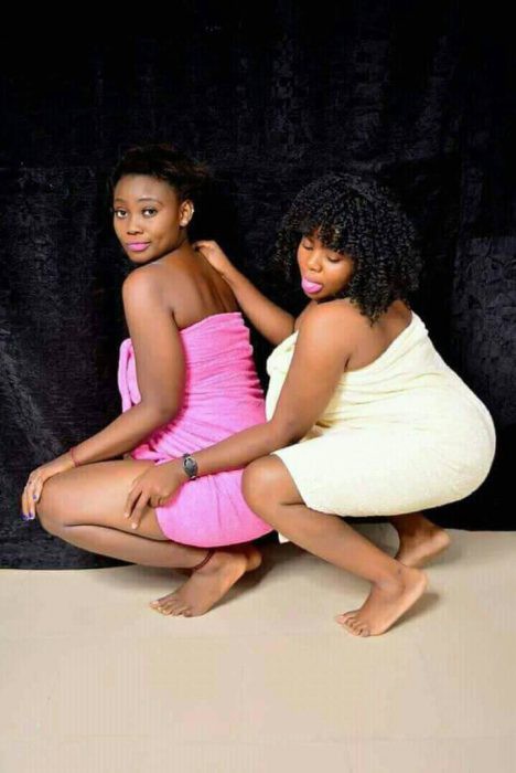 "They Don't Have Shame, See How They Open Everything Outside" – Watch How this Beautiful Lady Loose Towel During Photo Shoot ( Video)