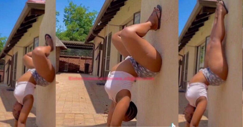 “Her Body Na Plastic”: Heavy Backside Young Lady Stir Reactions With Workout Style In New Video