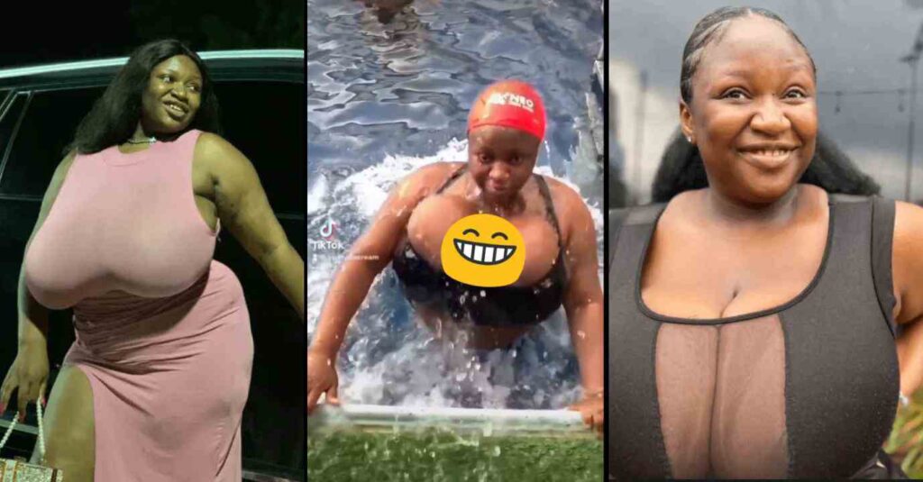 “Can You Handle Me And Satisfy Me” Social Media Influencer Nessa Anietie Stir Reaction As She Flaunts Her Curve Body In A Video [Watch]