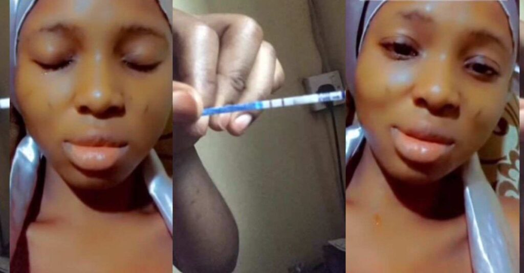 How Will I Tell My Mum Now? – 17years Old Girl Seeks Advice As Pregnancy Test Turns Positive (Video)