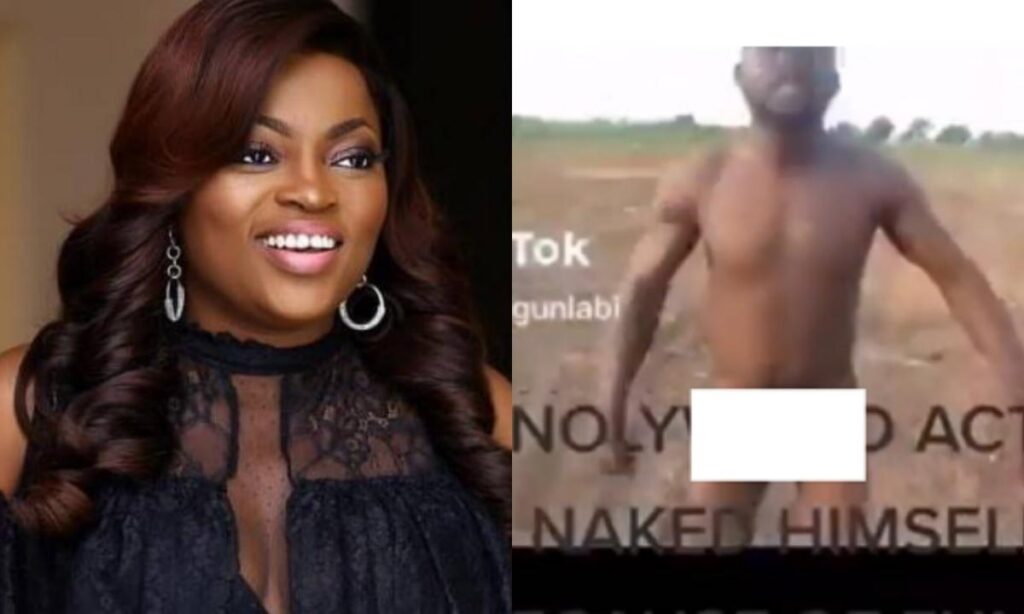 Watch As Another Nollywood Actor Goes N*de, Prays Funke Akindele Wins In Lagos (Video)