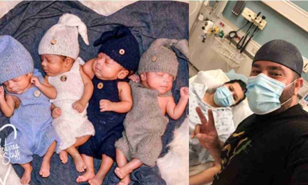 Pregnant Woman Gives Birth To Four Babies In Eight Minutes Apart: ‘Quad Squad’ Gift From God