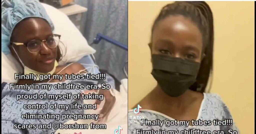 I don’t want to give birth– 30 year old lady gets her fallopian tubes tied (video)