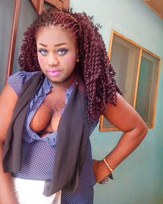 Meet The Nigerian Woman Who Have The Face Of A Man And Body Of A Woman (Photos)