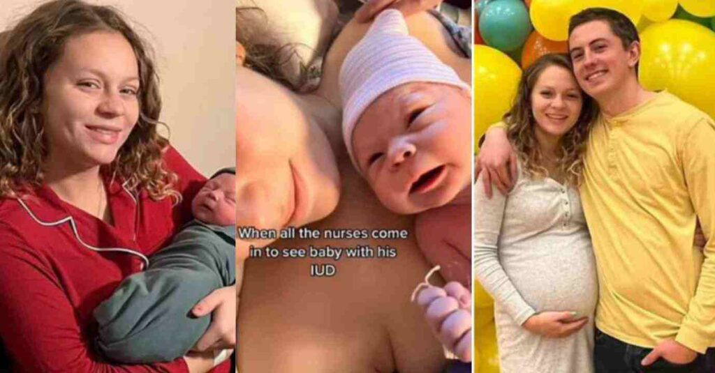 “I Was 7 Weeks Pregnant Without Knowing”: Woman Gives Birth to Baby Who Comes Out Holding Her Contraceptive