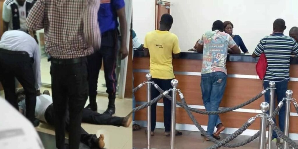 Man slumps, dies in bank while waiting to withdraw cash in Delta State