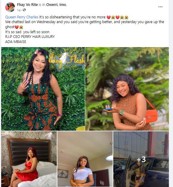 Popular Young Nigerian Businesswoman dies few days to her wedding in Imo state