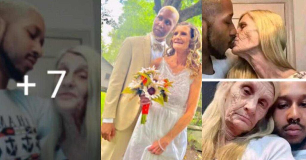 "Is Love Truly Blind" – Netizen React As 24-Year-Old Man Finally Marries His 98-Year-Old Lover After A Long Courtship (Video)