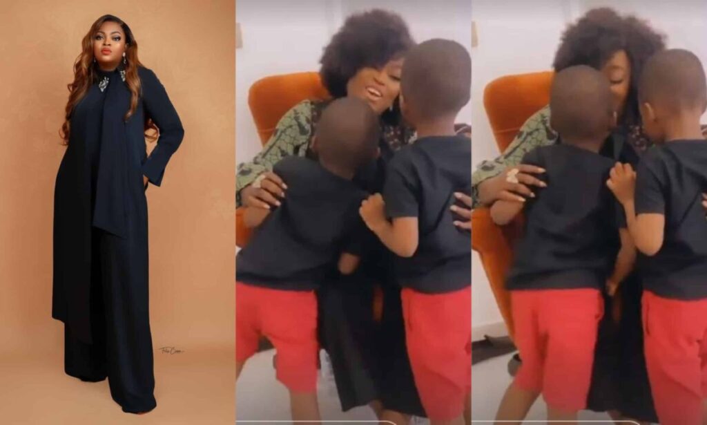 "My first win ever" Actress Funke Akindele’s children celebrate her with love amidst loss in Lagos election (video)