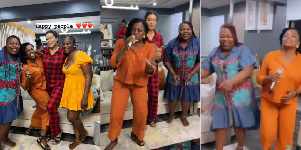 "Mama is back to her formal lifestyle" Nigerian Celebrities react as Funke Akindele returns to her dancing (video)