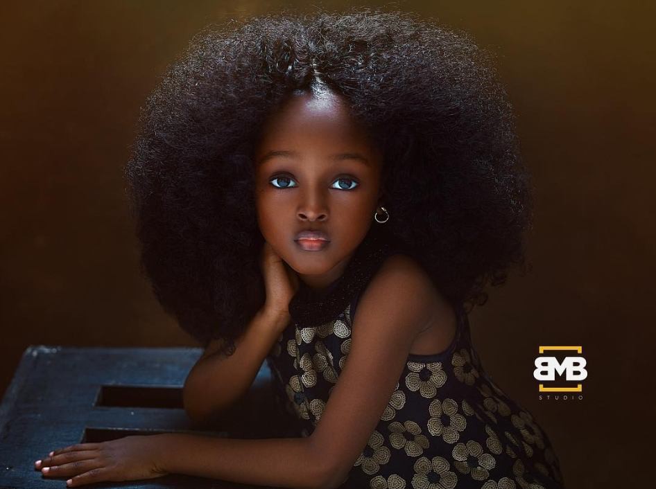 "Real Definition of Beauty, Black and Shine"– Meet Nigerian Girl Who Dubbed As The ‘Most Beautiful In The World’ At 5